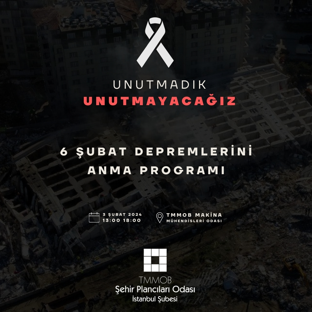 6 ŞUBAT DEPREMLERİNİ ANMA PROGRAMI
