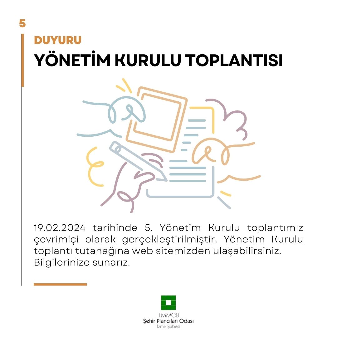ŞUBEMİZ 18. DÖNEM YÖNETİM KURULU TOPLANDI