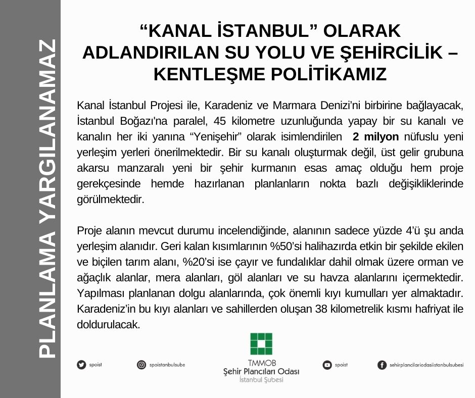 PLANLAMA YARGILANAMAZ!