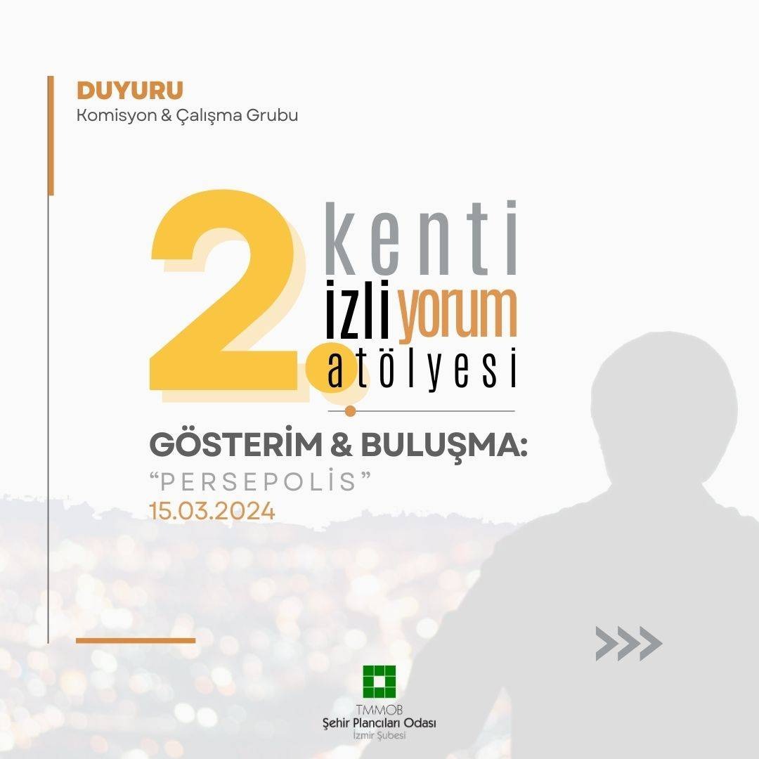 KENTİ İZLİ'YORUM ATÖLYESİ DEVAM EDİYOR! 