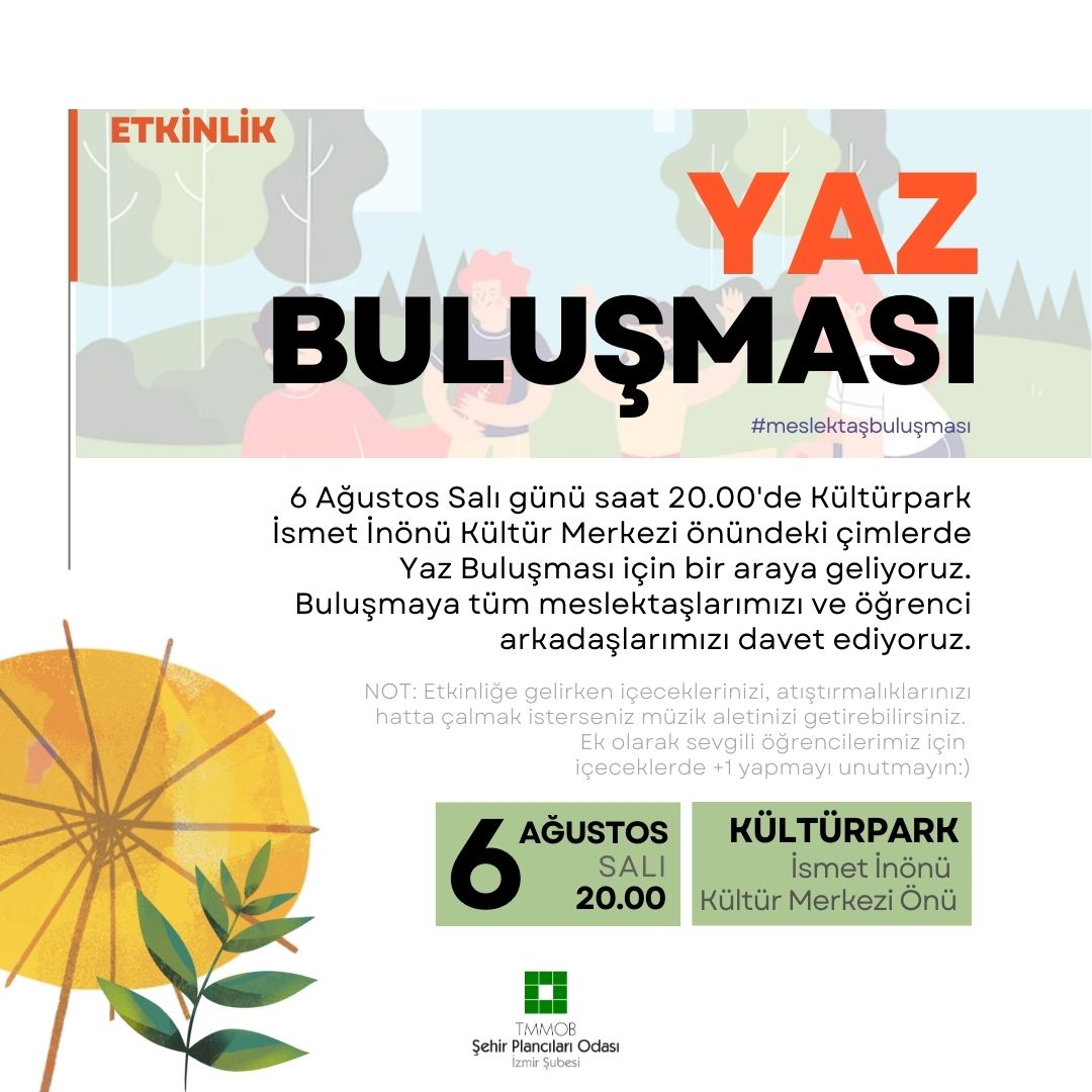 MESLEKTAŞ BULUŞMASI SERİSİ - 4 

YAZ BULUŞMASI 

