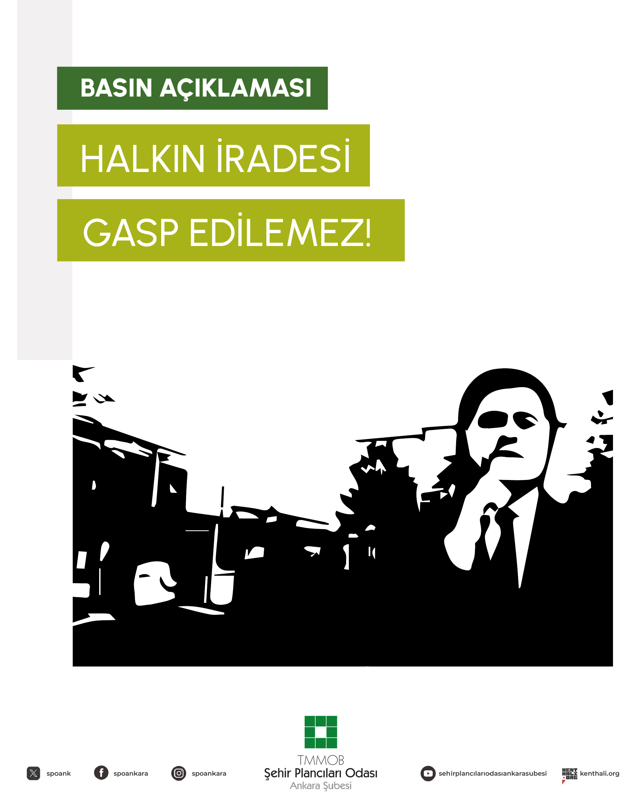 HALKIN İRADESİ GASP EDİLEMEZ!