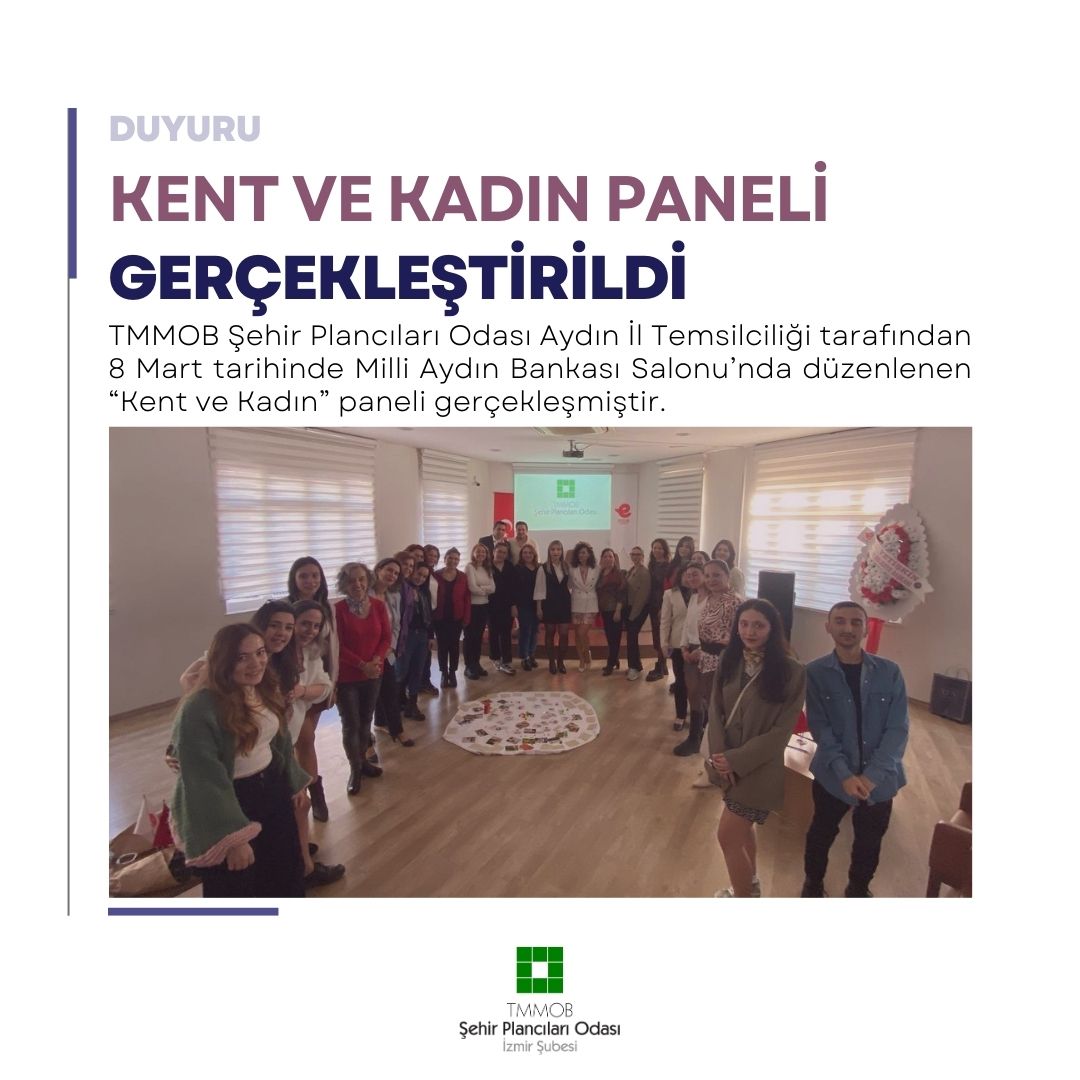 KADIN VE KENT PANELİ GERÇEKLEŞTİ