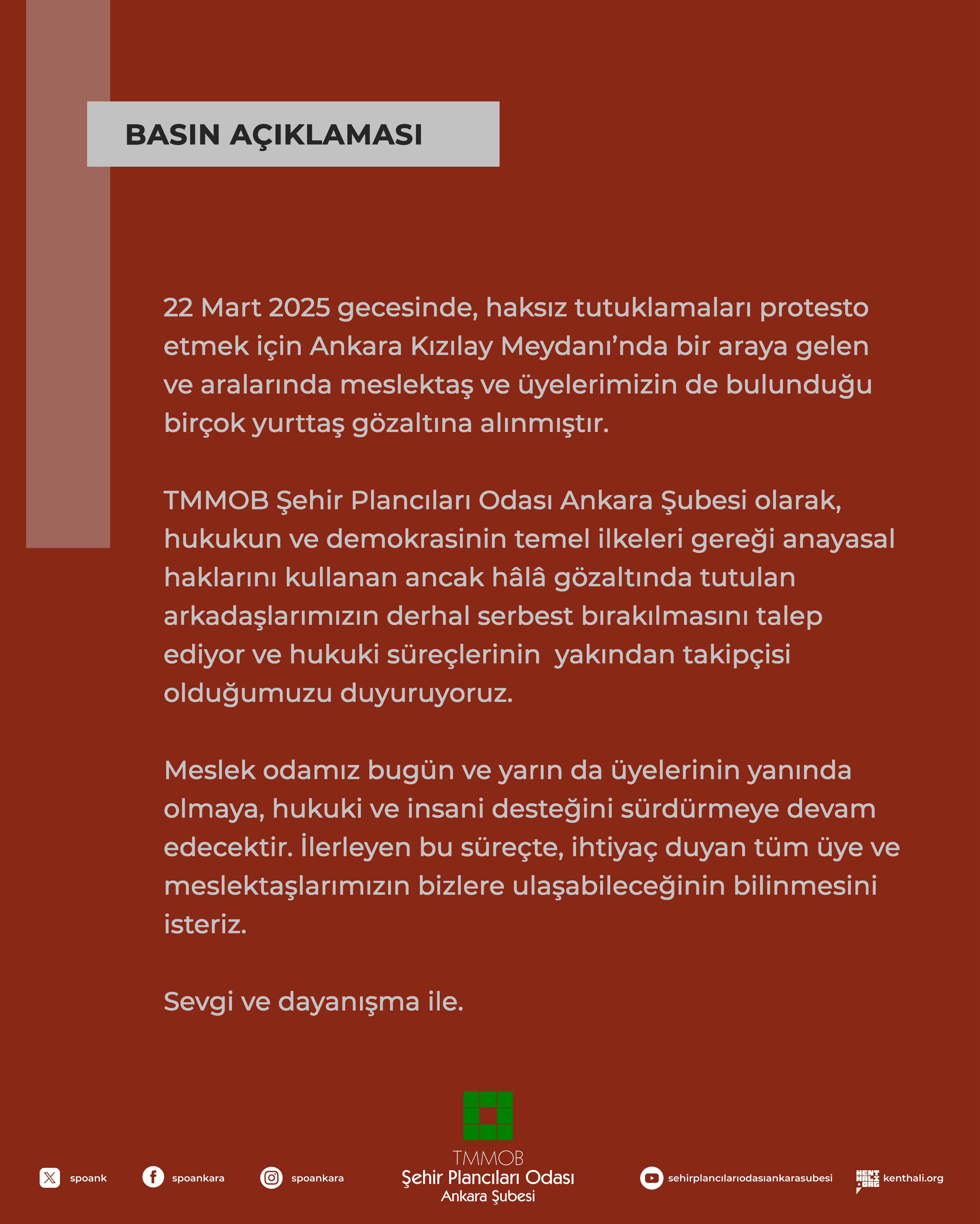 BASIN AÇIKLAMASI / 23.03.2025