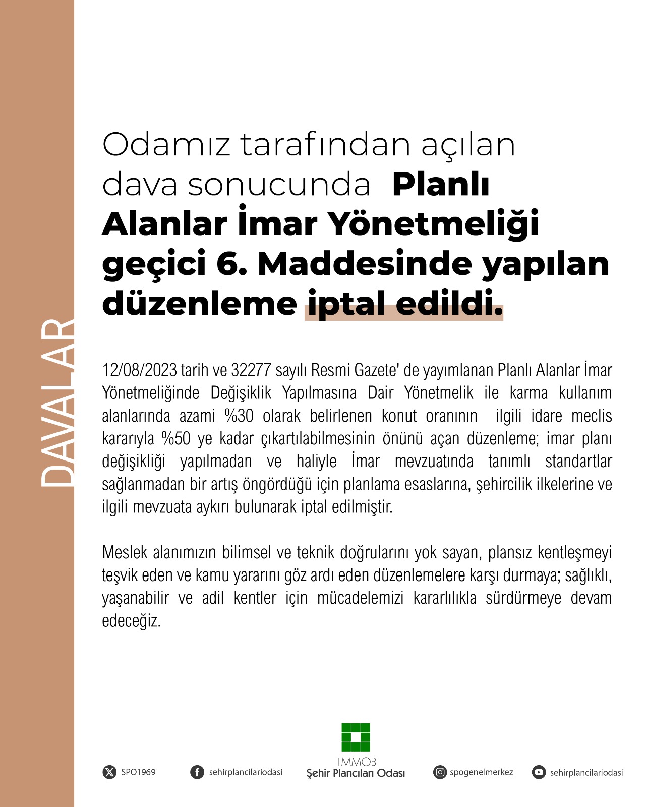 DAVA SONUCU