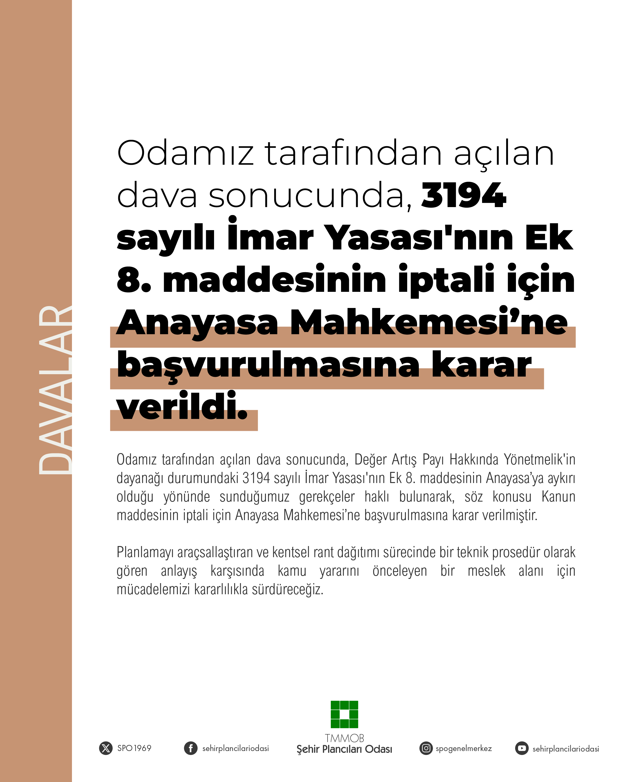 DAVA SONUCU
