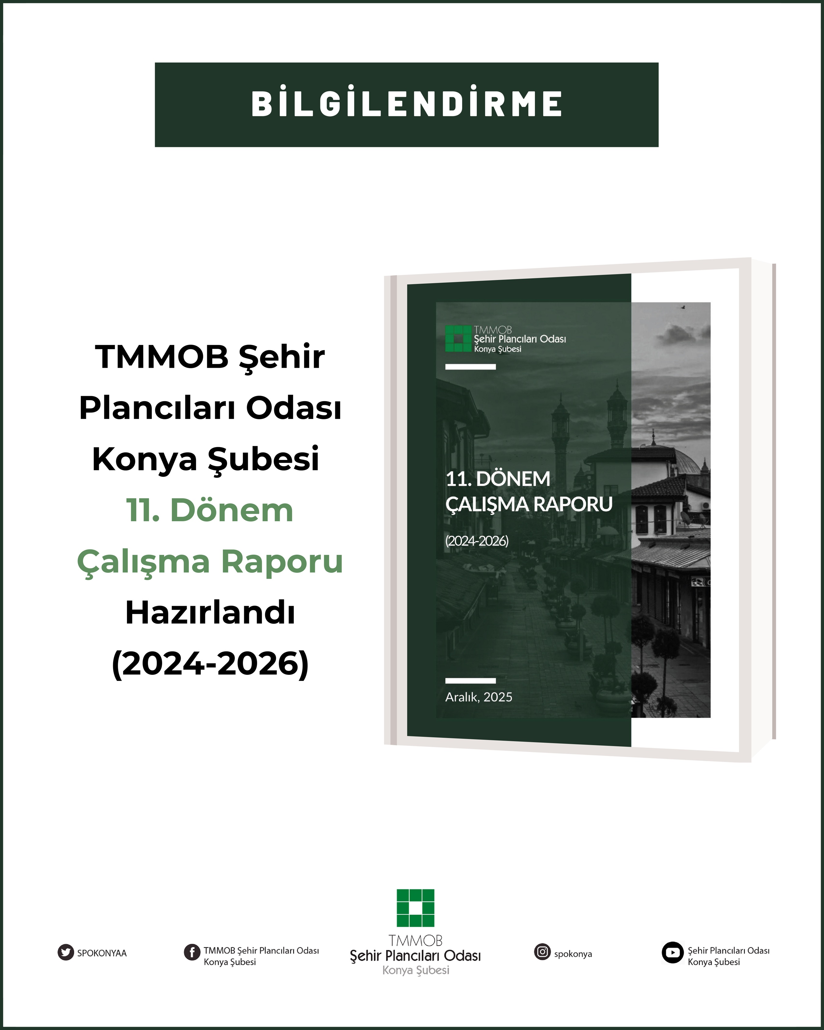 ŞUBEMİZ 11. DÖNEM ÇALIŞMA RAPORU