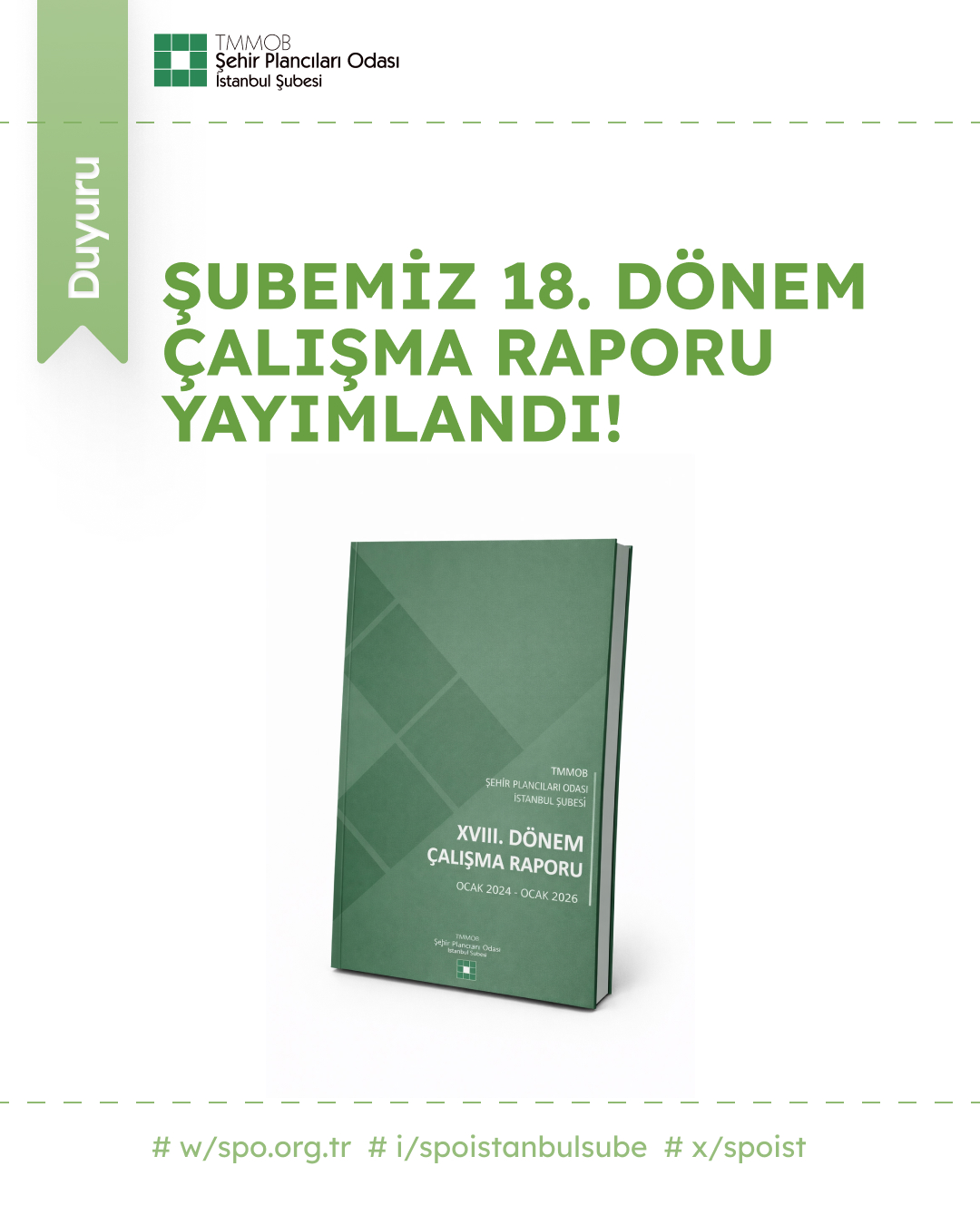 ŞUBEMİZ 18. DÖNEM ÇALIŞMA RAPORU YAYIMLANDI!