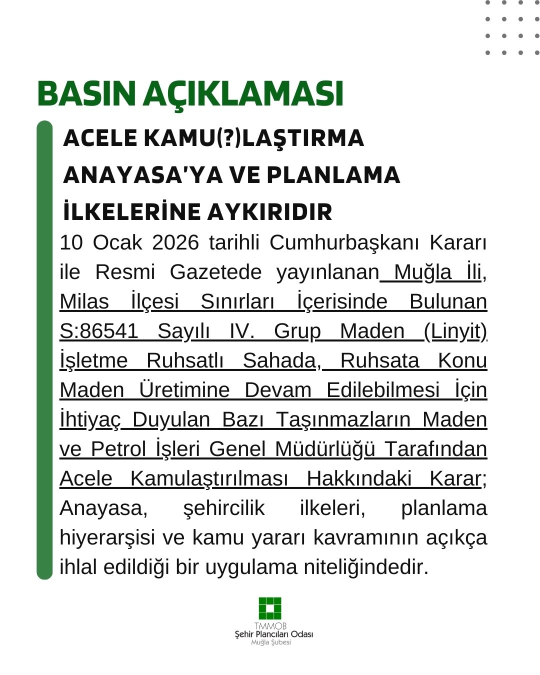 BASIN AÇIKLAMASI