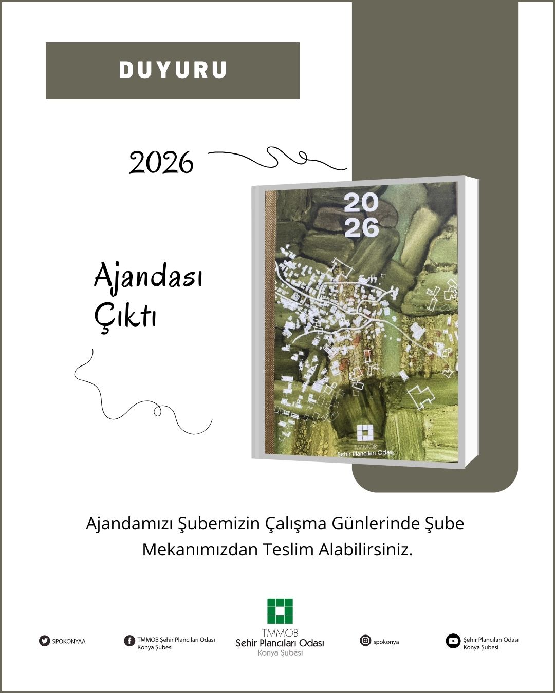 2026 AJANDASI ÇIKTI