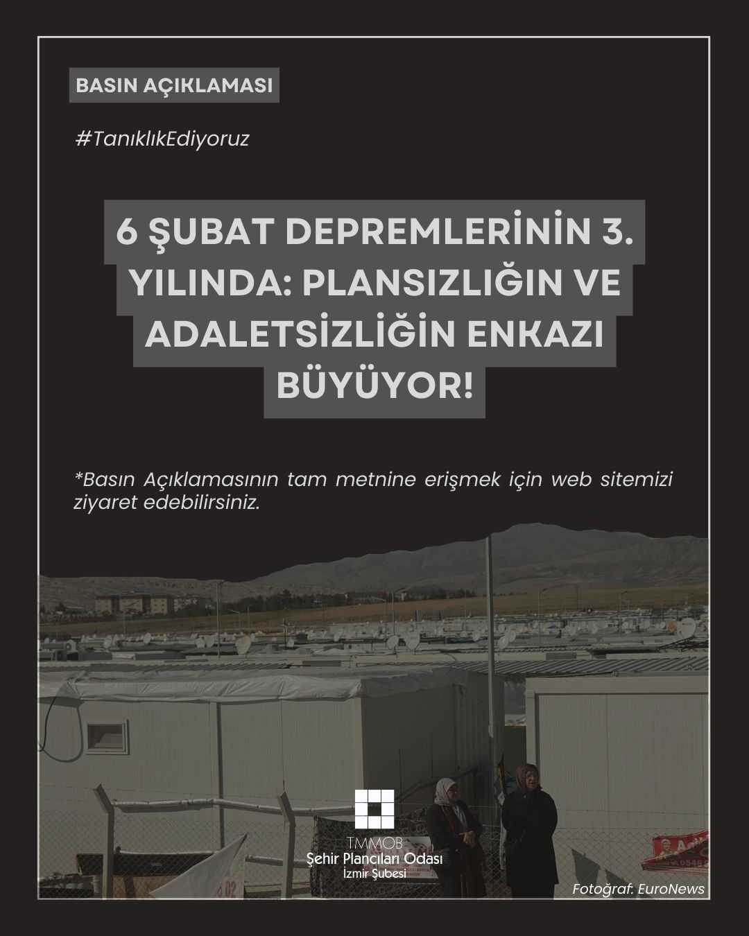6 ŞUBAT DEPREMLERİNİN 3. YILINDA: PLANSIZLIĞIN VE ADALETSİZLİĞİN ENKAZI BÜYÜYOR!