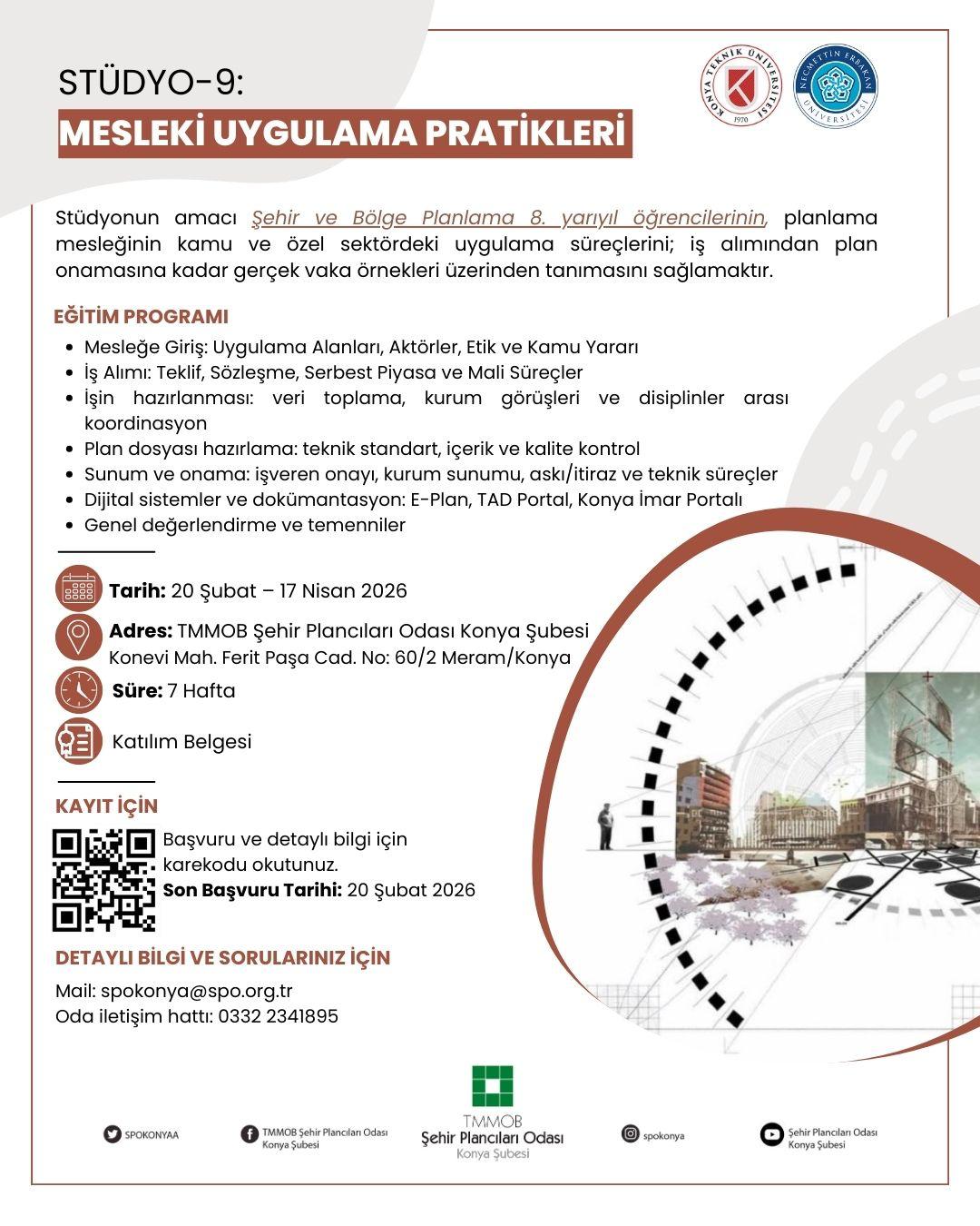 STÜDYO-9: MESLEKİ UYGULAMA PRATİKLERİ