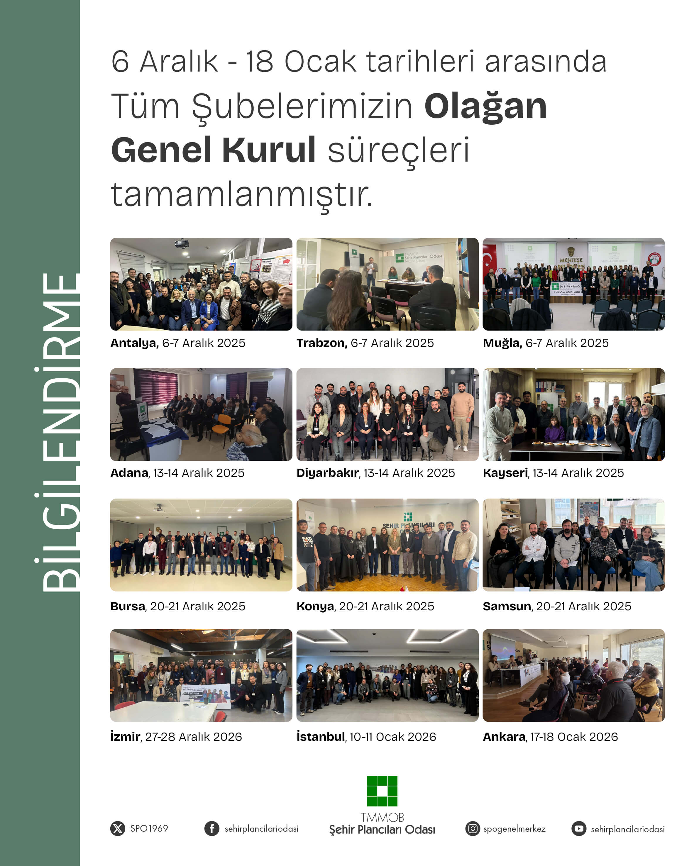 ŞUBE OLAĞAN GENEL KURULLARI TAMAMLANDI!