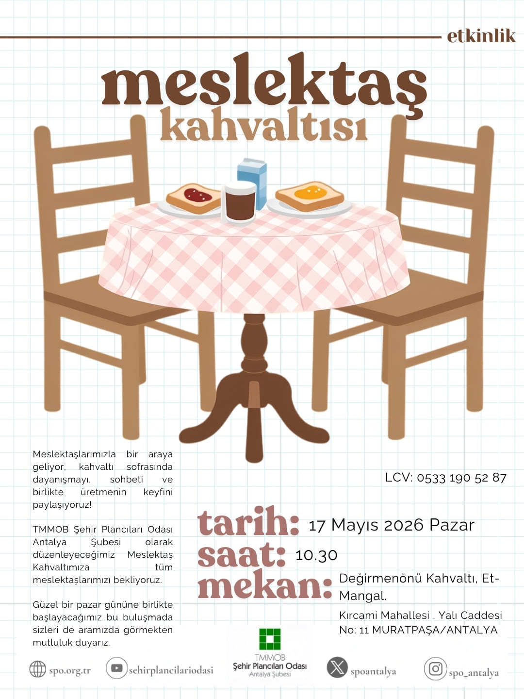 MESLEKTAŞ KAHVALTISI!