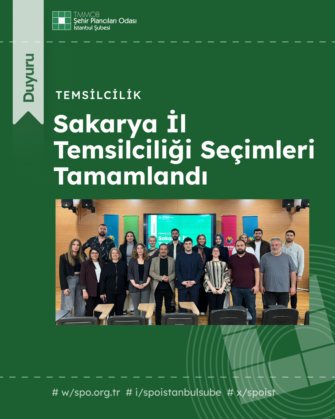 SAKARYA İL TEMSİLCİLİĞİ SEÇİMLERİ TAMAMLANDI