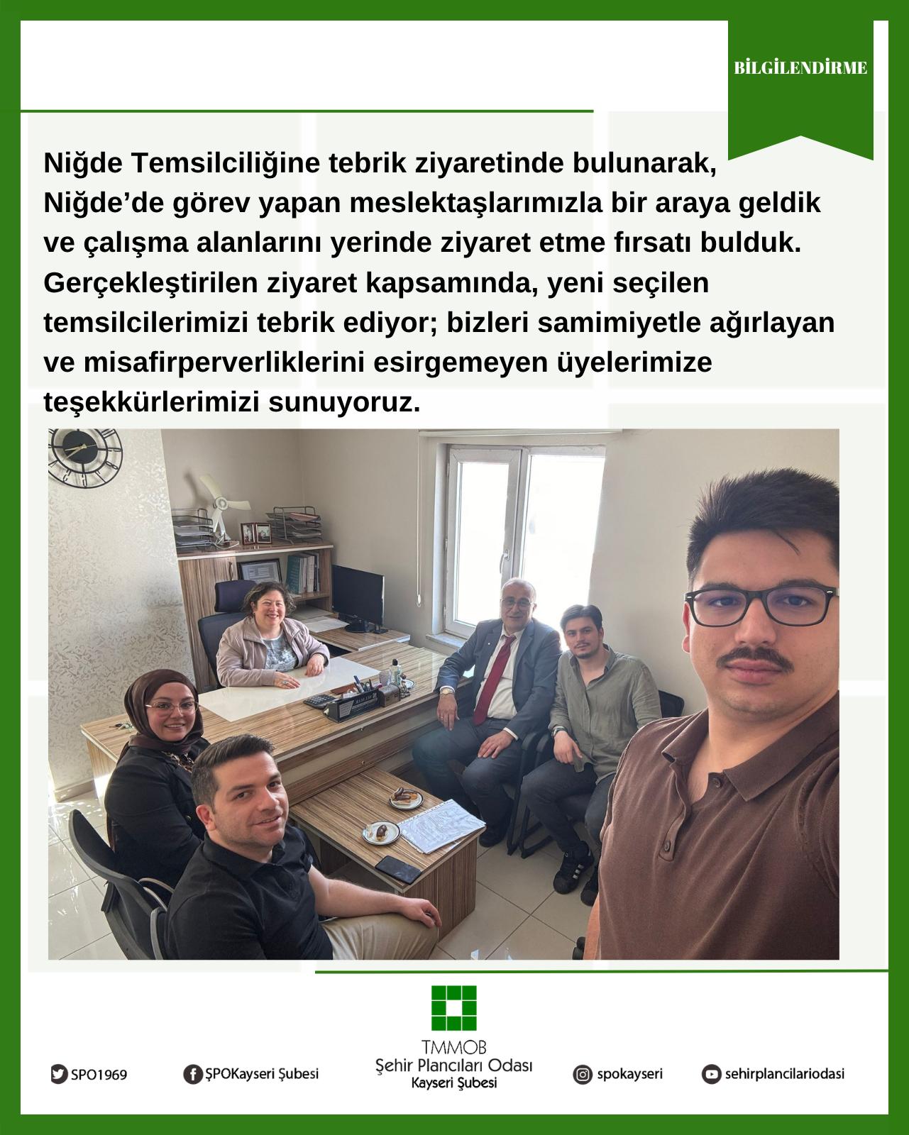 NİĞDE İL TEMSİLCİLİĞİ