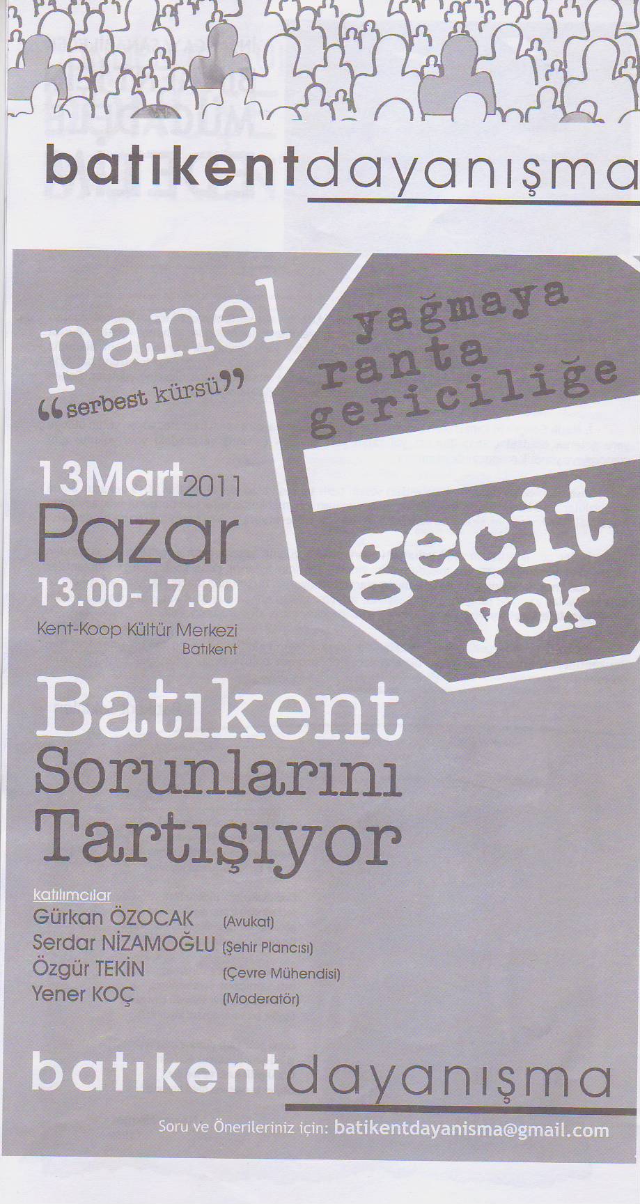 BATIKENT SORUNLARINI TARTIŞIYOR