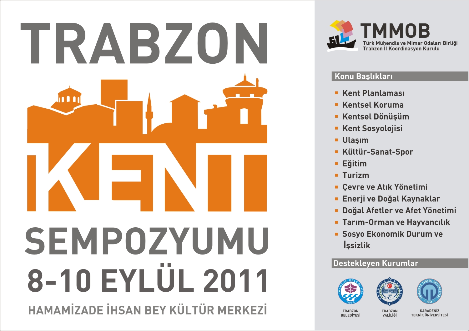 TMMOB TRABZON KENT SEMPOZYUMU 2011