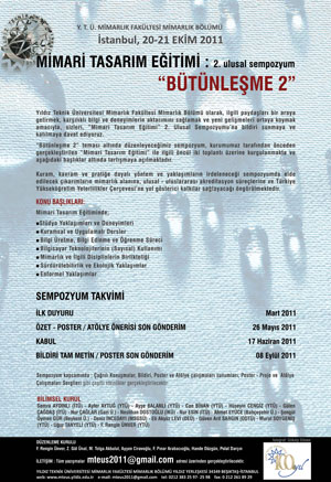 YTÜ`DEN "MİMARİ TASARIM EĞİTİMİ: BÜTÜNLEŞME 2"