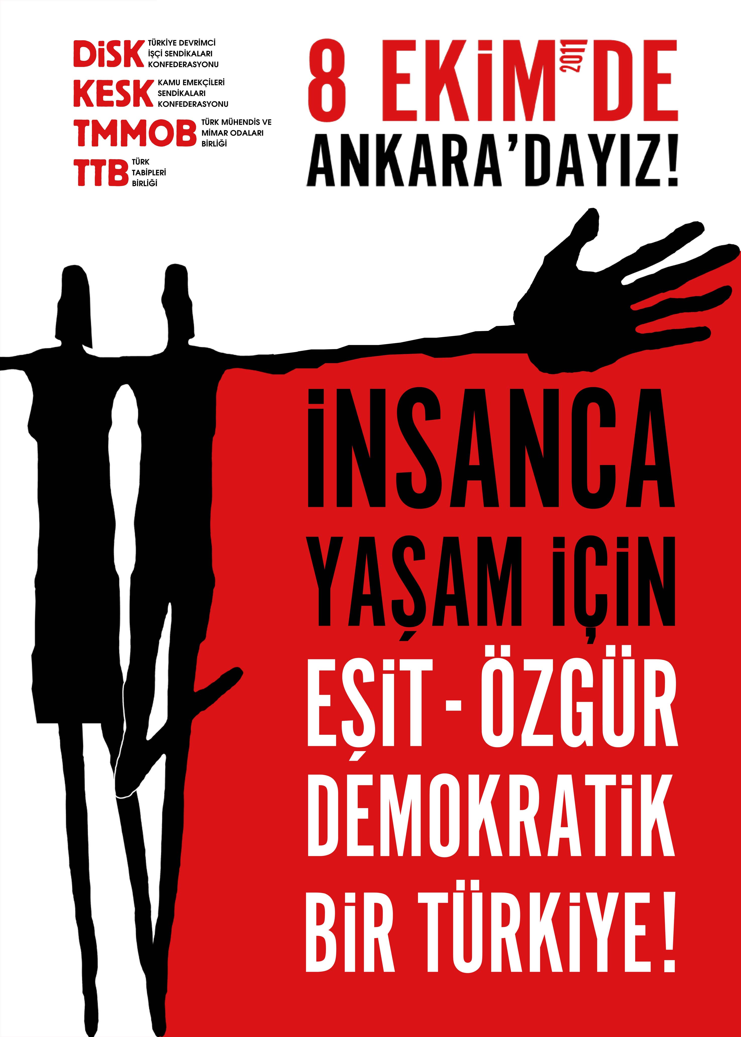 8 EKİM MİTİNGİNE ÇAĞRI