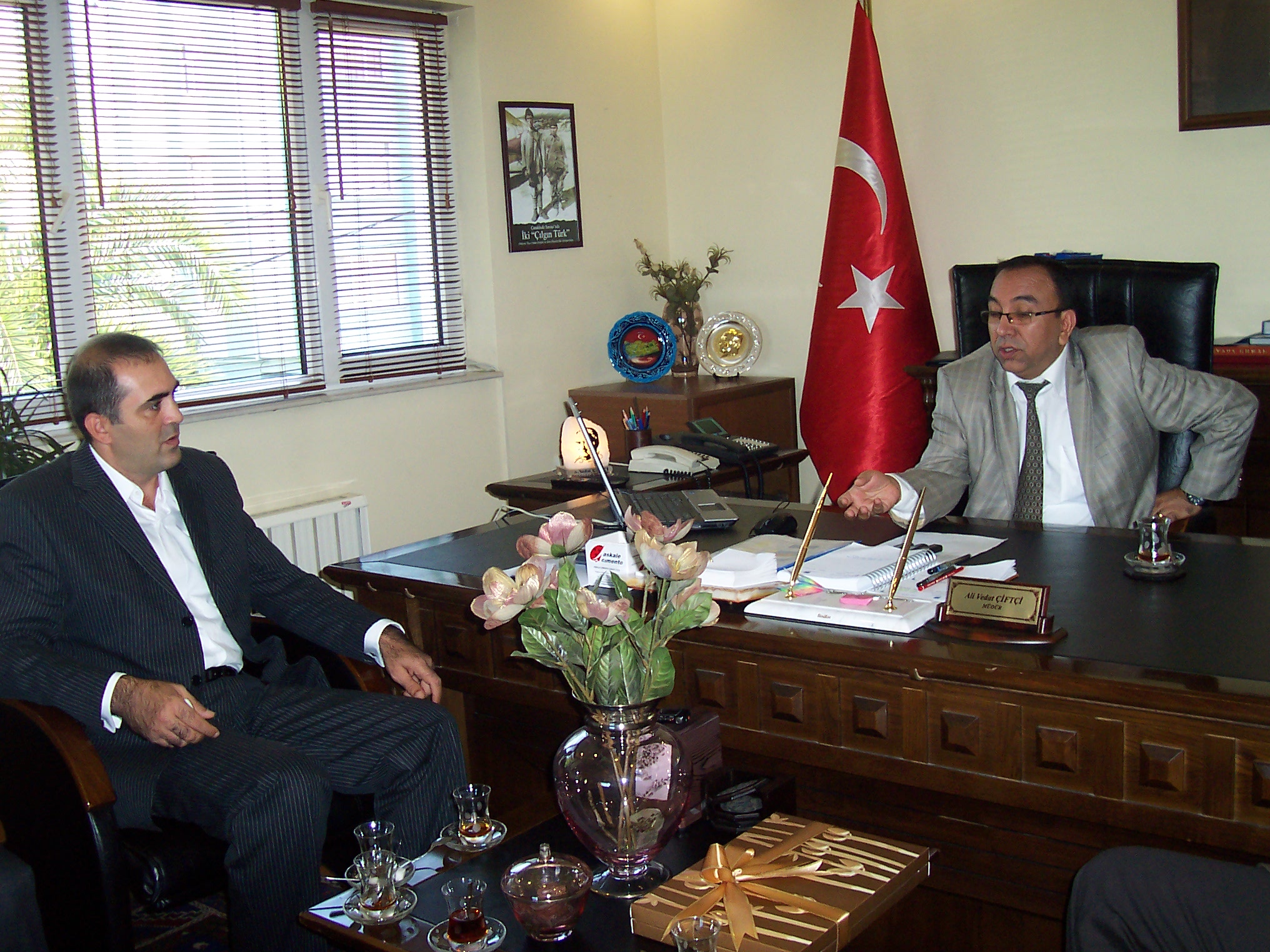 TRABZON ÇEVRE VE ŞEHİRCİLİK İL MÜDÜRÜ ALİ VEDAT ÇİFTÇİ’Yİ MAKAMINDA ZİYARET ETTİK