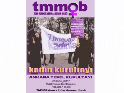 TMMOB KADIN KURULTAYI  ANKARA YEREL KURULTAYI GERÇEKLEŞTİ.