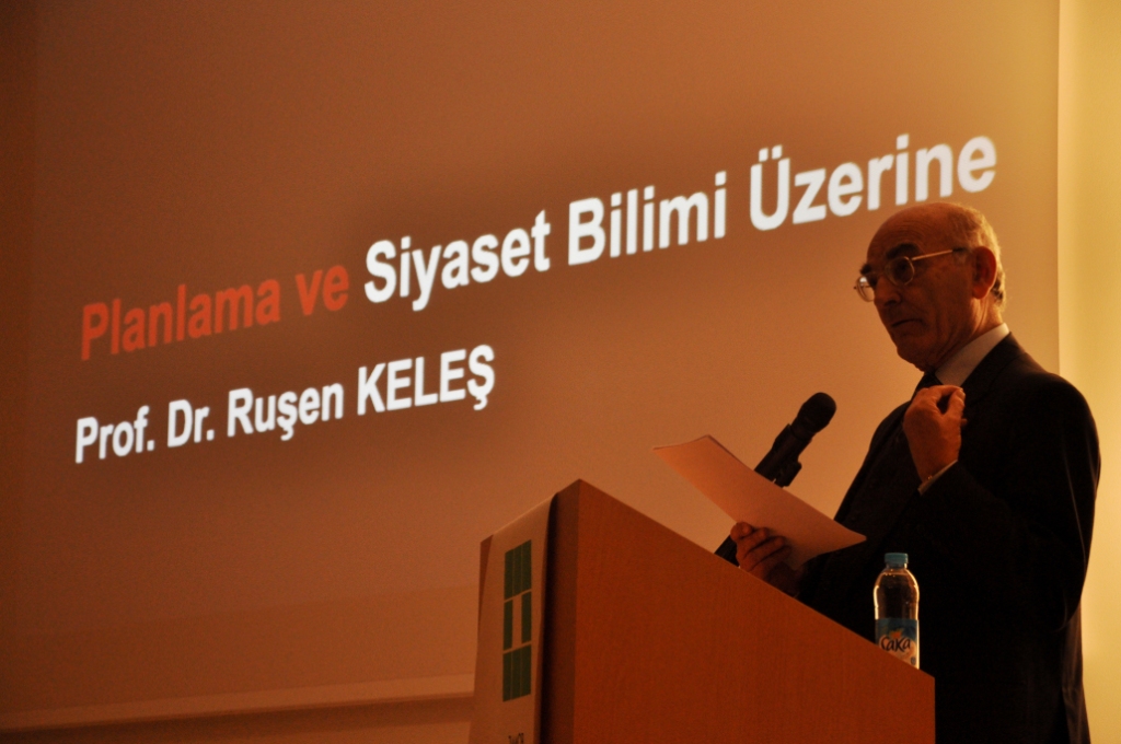 PROF. DR. RUŞEN KELEŞ`İN “PLANLAMA VE SİYASET BİLİMİ ÜZERİNE” KONULU SÖYLEŞİSİ GERÇEKLEŞTİRİLDİ 