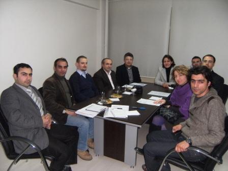 TMMOB JEOLOJİ MÜHENDİSLERİ ODASI KAYSERİ İL TEMSİLCİSİ ADNAN EVSEN VE BERABERİNDEKİ YÖNETİM KURULU ÜYELERİ ŞUBEMİZİ ZİYARET ETTİ
