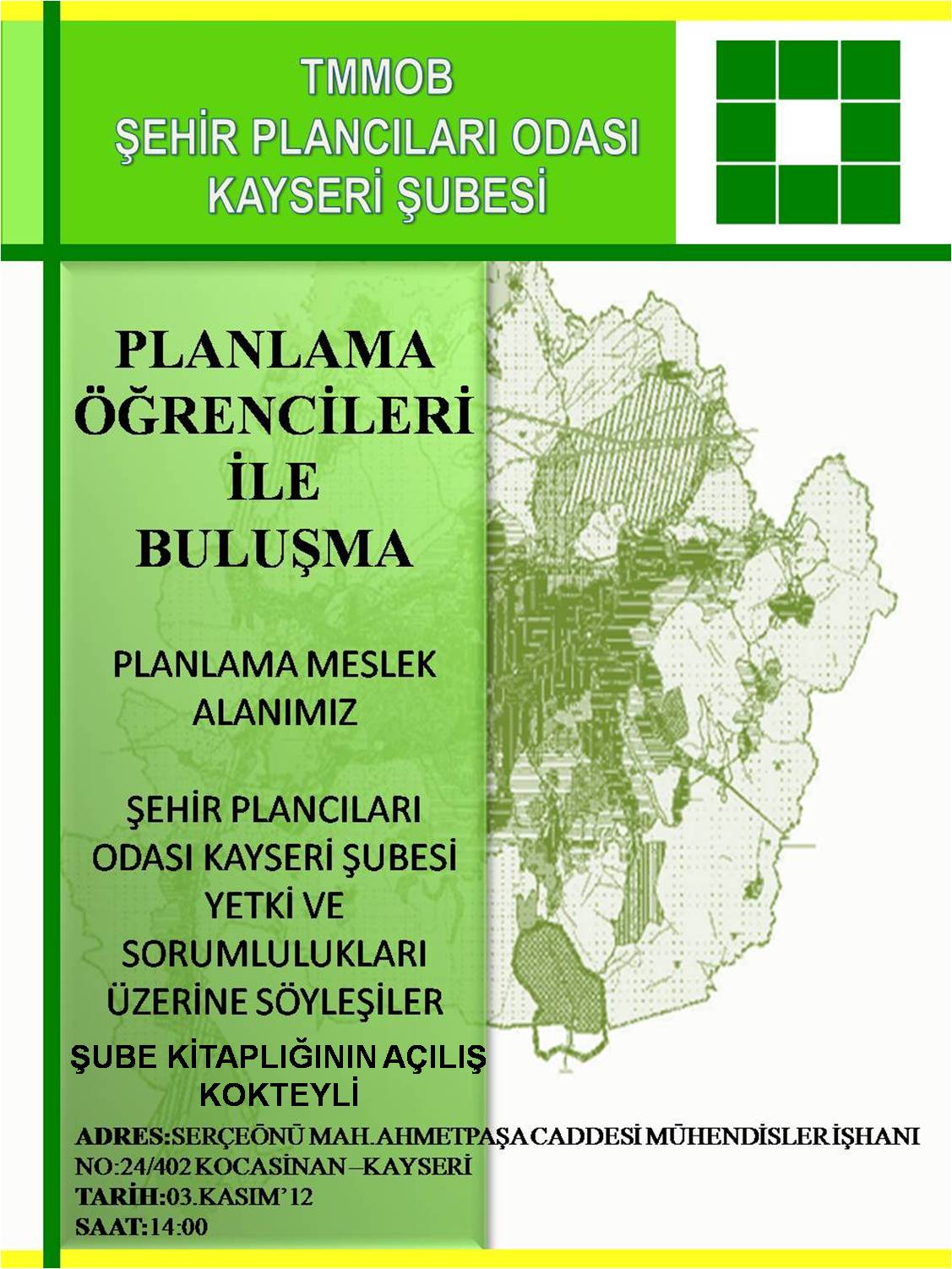 ÜYELERİMİZ VE PLANLAMA ÖĞRENCİLERİMİZ İLE BİR ARAYA GELDİK