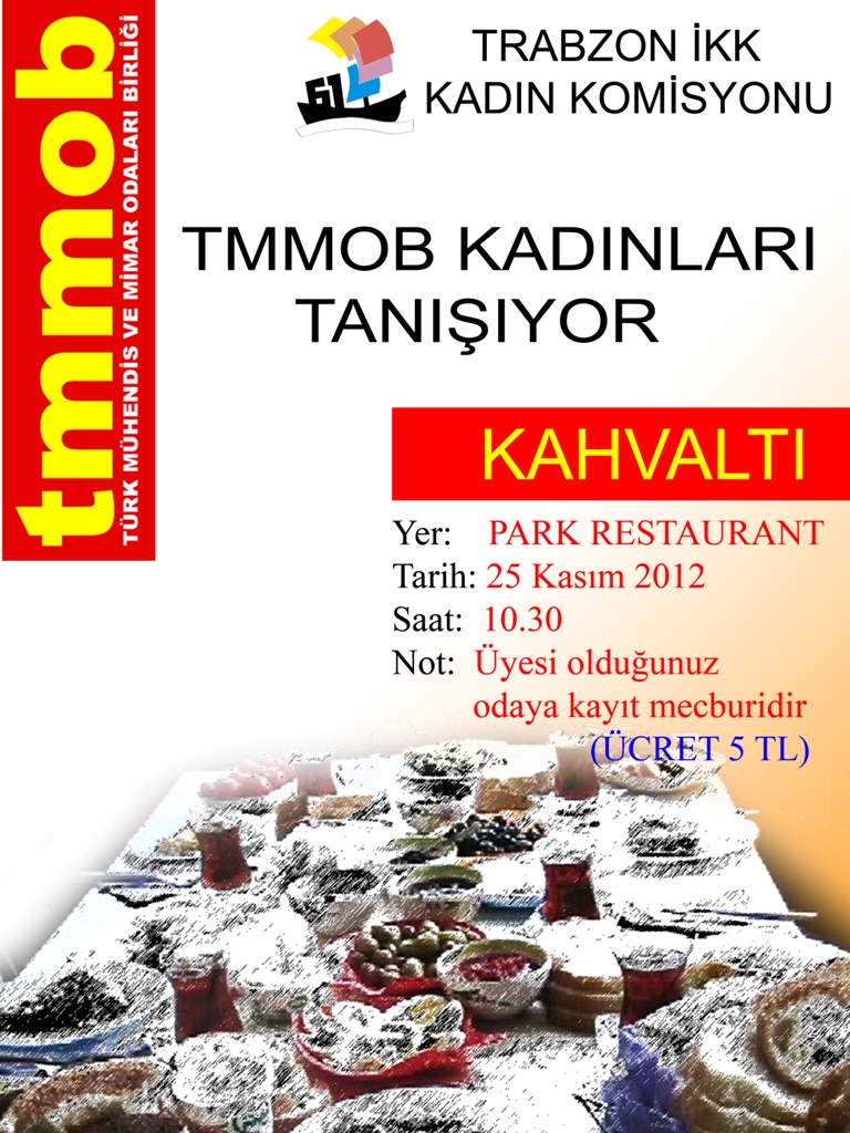 TMMOB İKK KADIN KOMİSYONU KAHVALTISINA KATILDIK