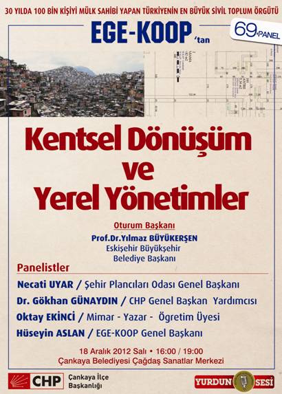 KENTSEL DÖNÜŞÜM VE YEREL YÖNETİMLER PANELİ