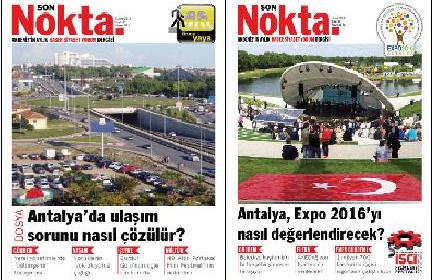 ANTALYA ŞUBE BAŞKANIMIZ HAŞİM DİKENCİK AKDENİZ SON NOKTA DERGİSİ`NİN SORULARINI YANITLADI