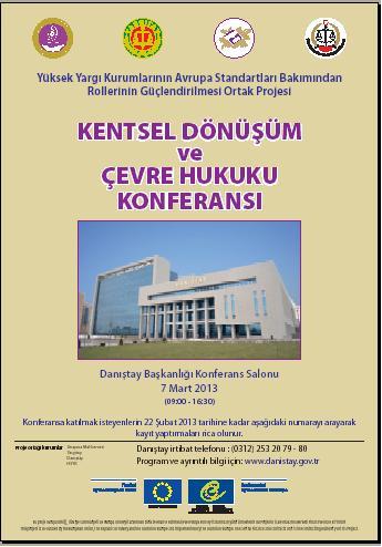 GENEL BAŞKANIMIZ NECATİ UYAR KENTSEL DÖNÜŞÜM VE ÇEVRE HUKUKU KONFERANSINDA