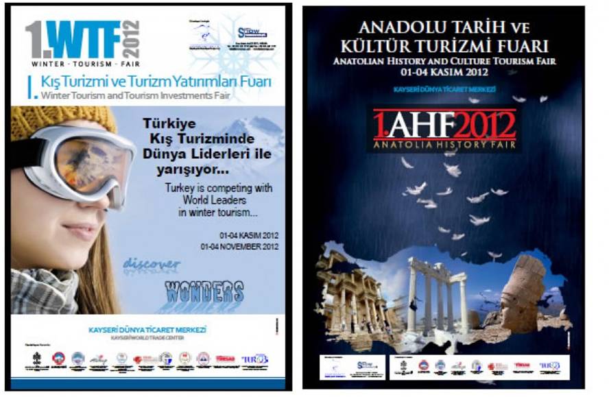 “1.KIŞ TURİZMİ VE TURİZM YATIRIMLARI FUARI” VE “ANADOLU TARİH VE KÜLTÜR TURİZMİ FUARINA” KATILDIK