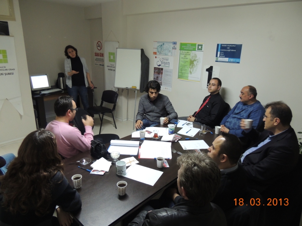KAYSERİ BÜYÜKŞEHİR BELEDİYESİ İMAR YÖNETMELİĞİ İLE İLGİLİ ÜYELERİMİZLE TOPLANTI GERÇEKLEŞTİRDİK