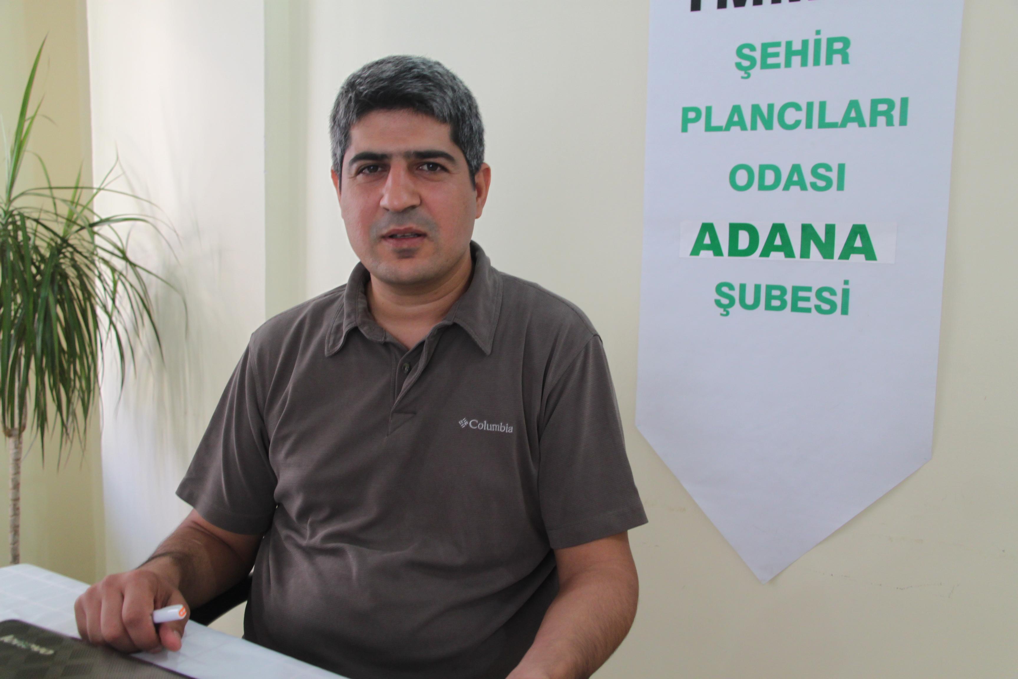 ŞUBE BAŞKANIMIZ ULAŞ ÇETİNKAYA; ADANA`NIN TAŞINMAZLARINA YÖNELİK MEVCUT YÖNETİM ANLAYIŞI HK. BASIN AÇIKLAMASI YAPTI.