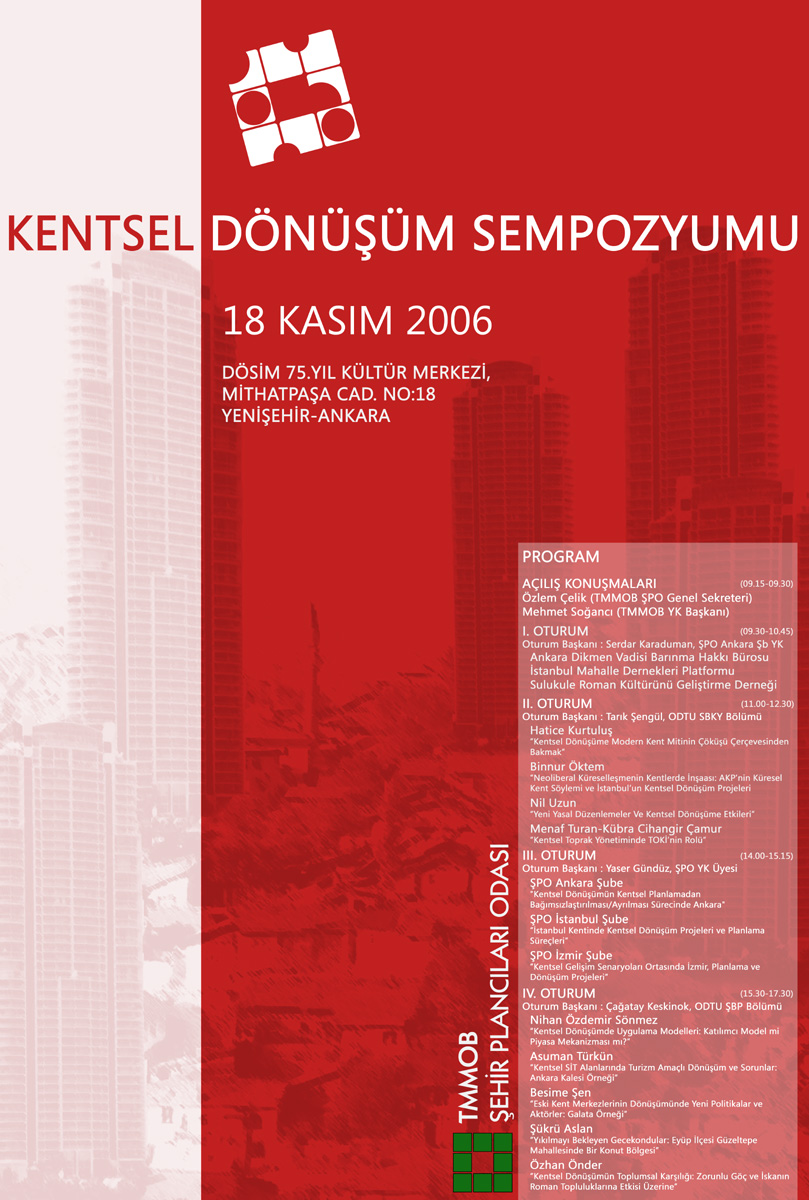 KENTSEL DÖNÜŞÜM SEMPOZYUMU GERÇEKLEŞTİ
