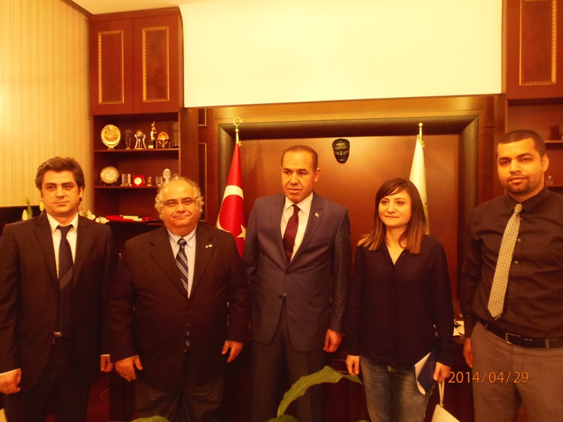 YÖNETİM KURULUMUZ ADANA BÜYÜKŞEHİR BELEDİYE BAŞKANI HÜSEYİN SÖZLÜ'YÜ MAKAMINDA ZİYARET ETTİ 