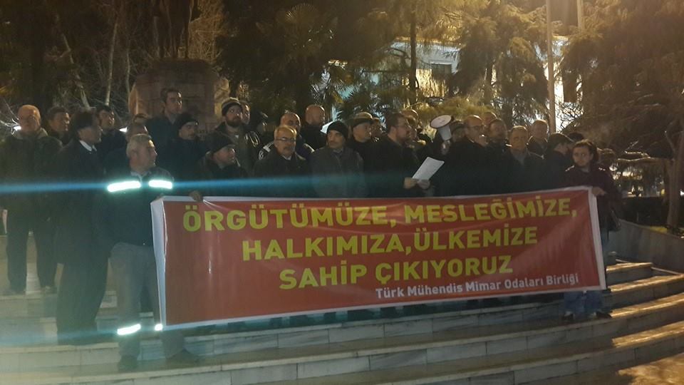 TMMOB 15 OCAK PERŞEMBE GÜNÜ`DE SOKAGA CIKTI...
