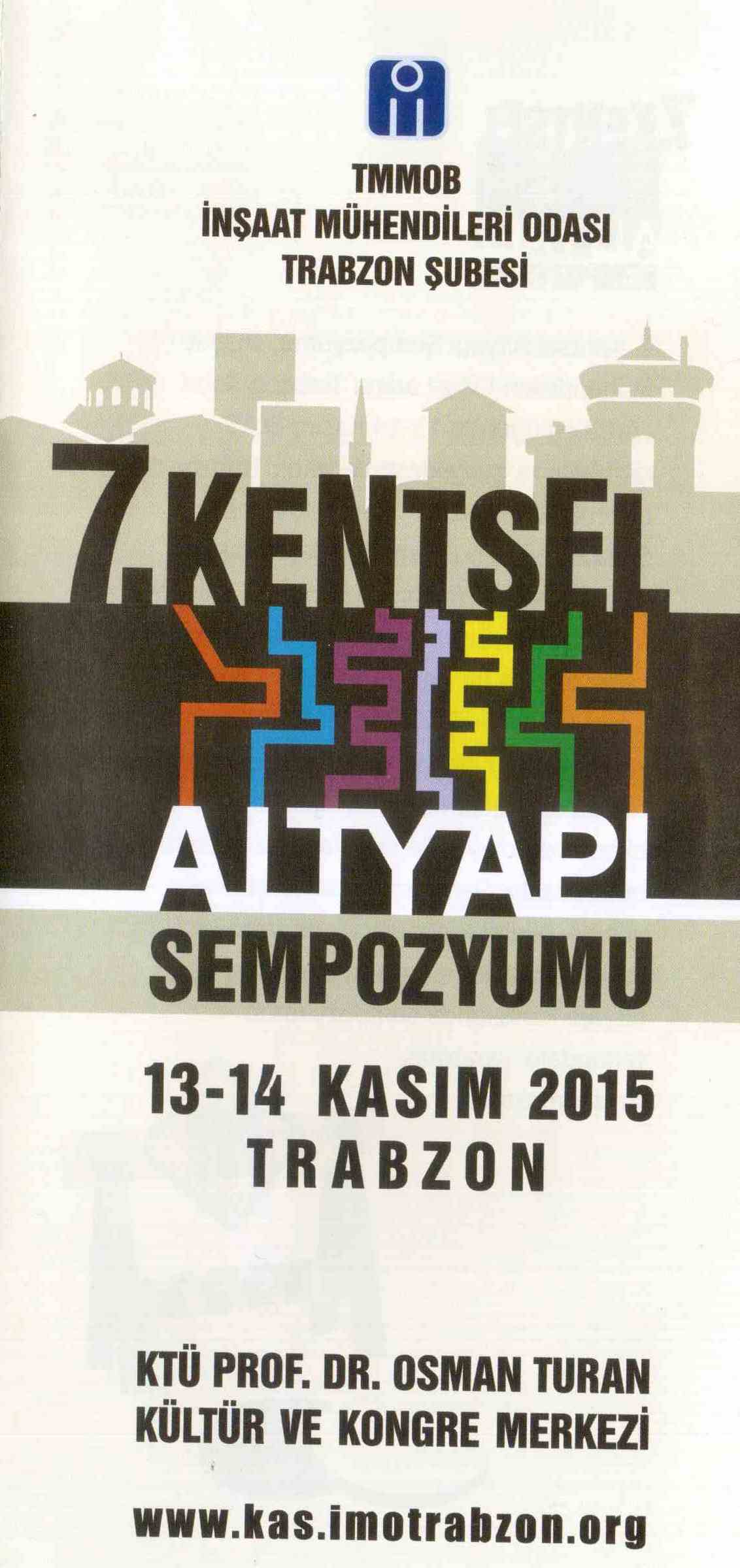 7. KENTSEL ALTYAPI SEMPOZYUMU 