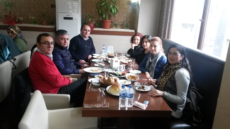 KOMİTE ÜYELERİ İLE BİRLİKTE BİR ARAYA GELDİK