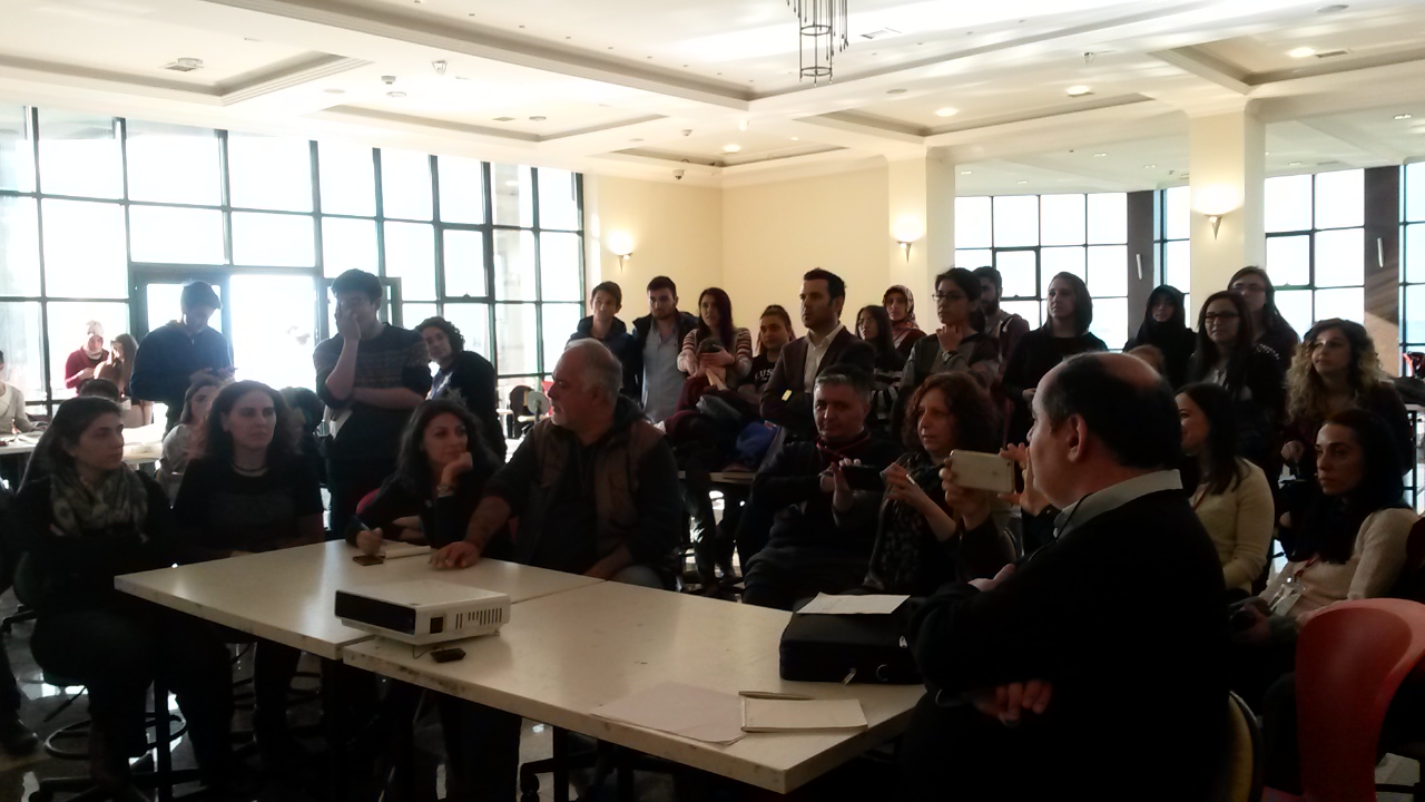 “KENT MERKEZLERİNDE YAYA İZLERİ” ATÖLYE ÇALIŞMALARI 11-14 MART 2015 TARİHLERİ ARASINDA YAPILDI