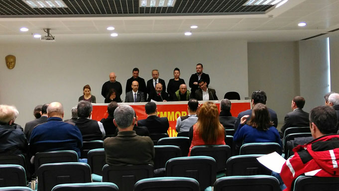 TMMOB ÜYELERİNE YÖNELİK BASKILARI ŞİDDETLE KINIYORUZ!
UYARIYORUZ; PARTİZANLIK YAPMAYIN, PERSONEL KIYIMINI DURDURUN!
TMMOB ÜYESİ MÜHENDİS, MİMAR VE ŞEHİR PLANCILARI YALNIZ DEĞİLDİR!
