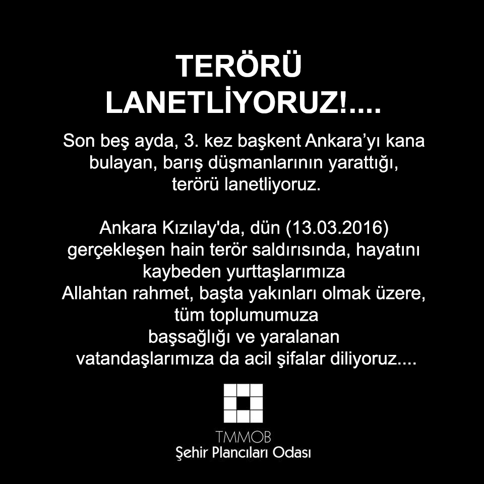 TERÖRÜ LANETLİYORUZ!
