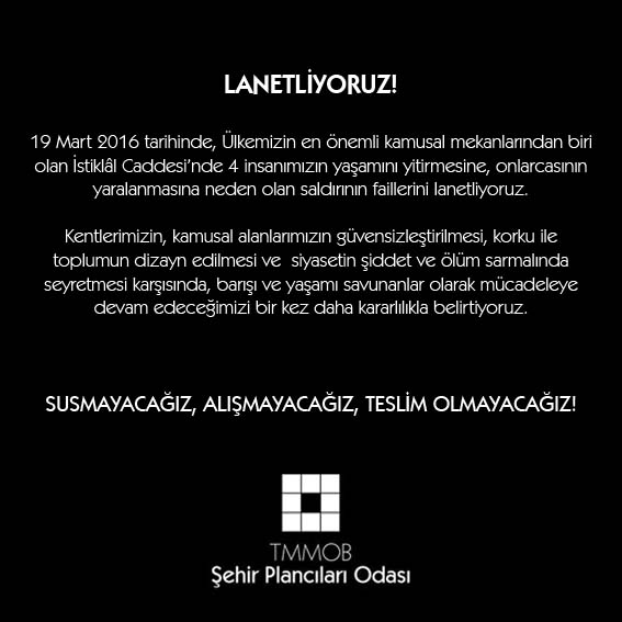 SUSMAYACAĞIZ, ALIŞMAYACAĞIZ, TESLİM OLMAYACAĞIZ!
