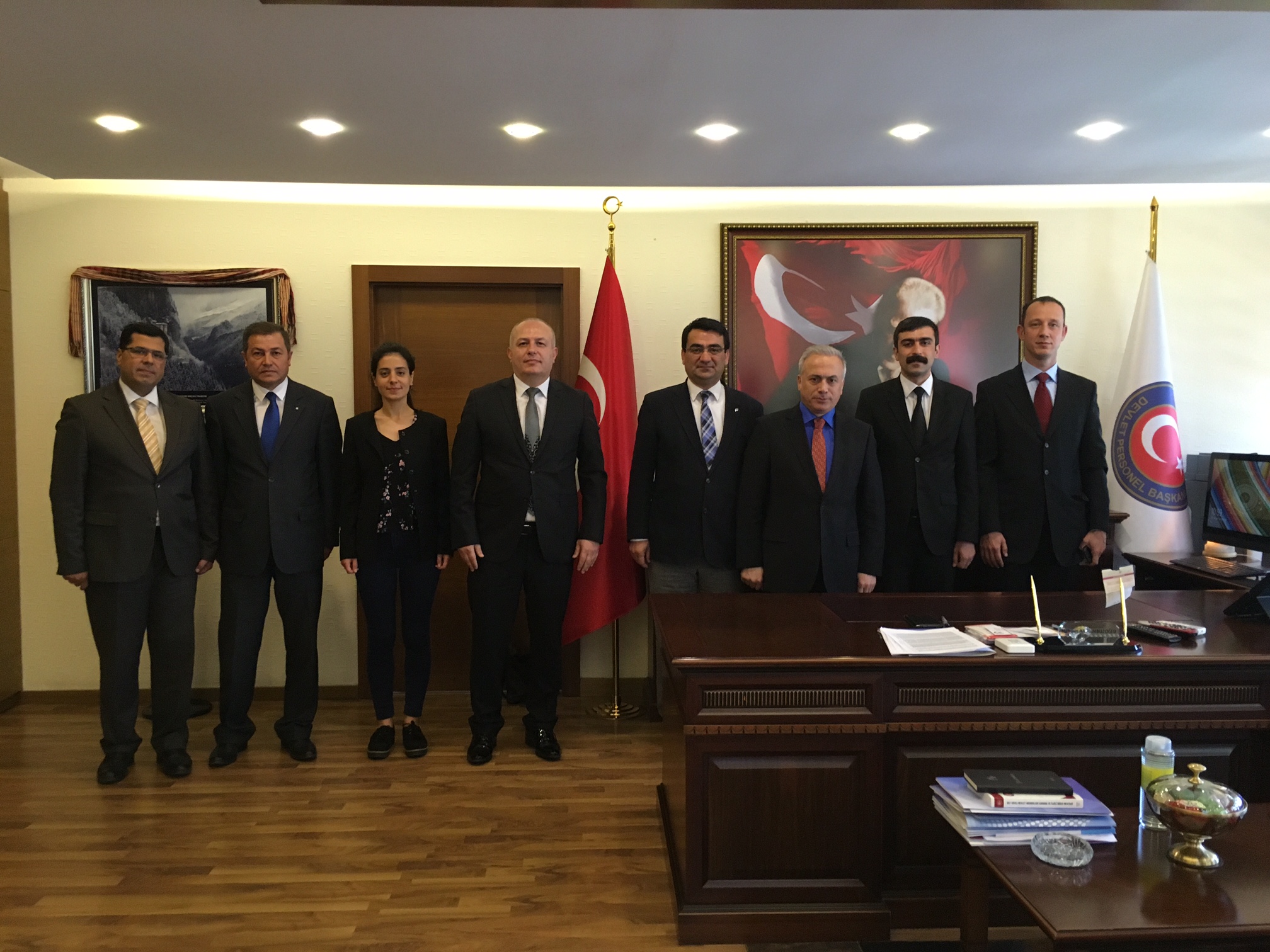 ODAMIZ GENEL MERKEZ VE ANKARA ŞUBESİ,BAŞBAKANLIK  DEVLET PERSONEL BAŞKANLIĞI`NI ZİYARET ETTİLER.