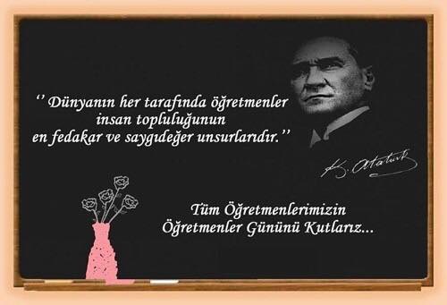 24 KASIM ÖĞRETMENLER GÜNÜ KUTLU OLSUN