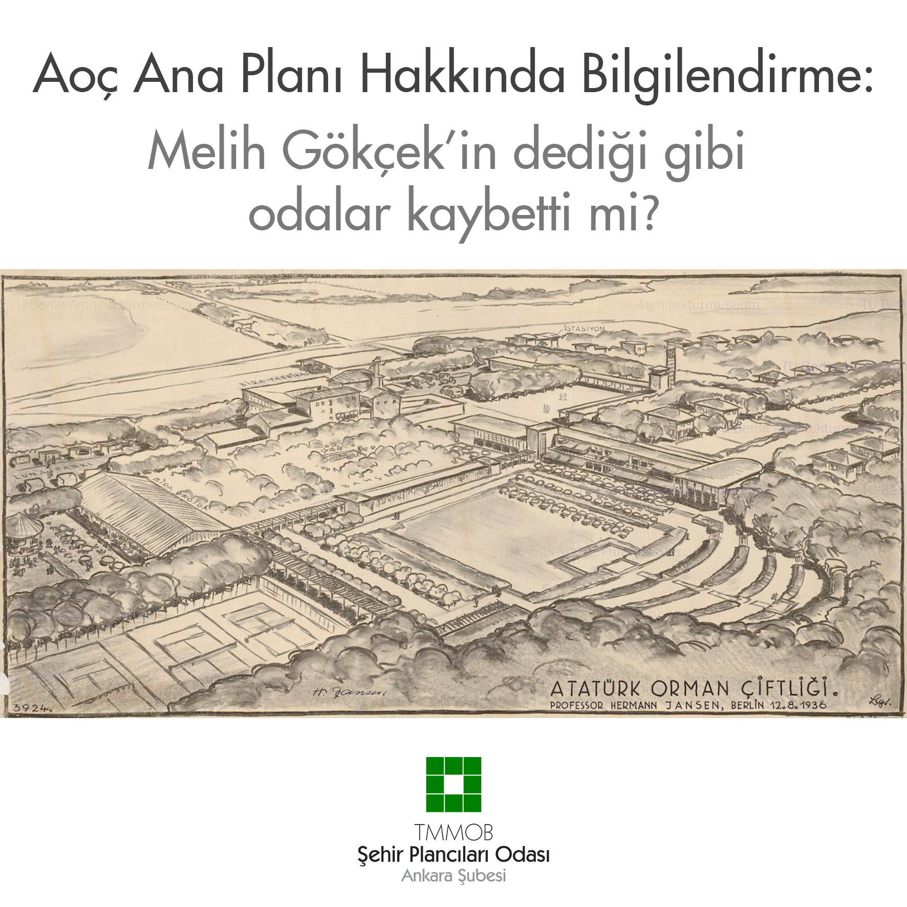AOÇ ANA PLANI HAKKINDA BİLGİLENDİRME: MELİH GÖKÇEK`İN DEDİĞİ GİBİ ODALAR KAYBETTİ Mİ?