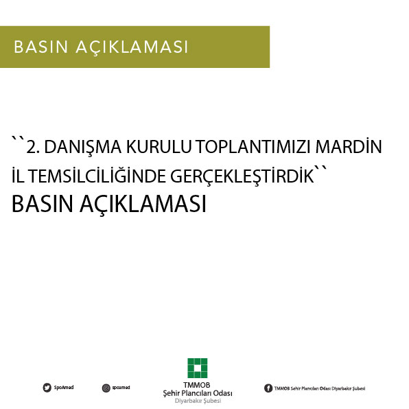 2. DANIŞMA KURULU TOPLANTIMIZI MARDİN İL TEMSİLCİLİĞİNDE GERÇEKLEŞTİRDİK