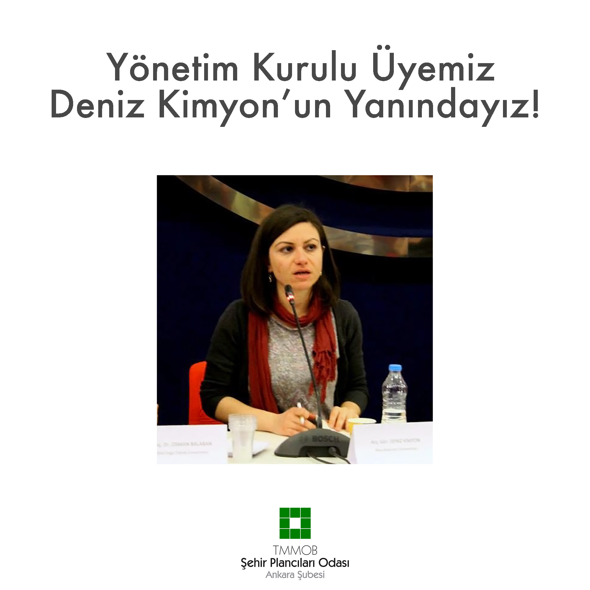 YÖNETİM KURULU ÜYEMİZ DENİZ KİMYON`UN YANINDAYIZ!